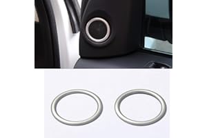 YIWANG Stainless Steel Car Door Speaker Cover Ring Trim Sticker 2Pcs For Freelander 2 2007-2016 Auto Accessories
