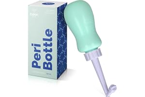 ‎CLEAN BUM CLEAN BUM Peri Bottle, Intimdusche Wochenbett, Po Dusche, Portable Bidet, Podusche, Intimdusche für Damen, Tragbare Flasche für Sanfte Hygiene nach der Geburt, 380 ml, Ink Reisetasche, Grün