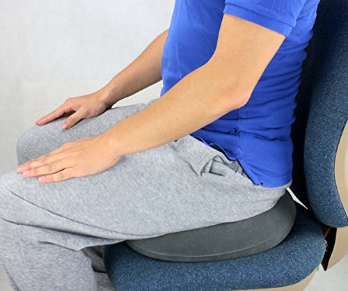 Obbomed SV-2500 faltbares aufblasbares transportables Ring Donut Sitzkissen Polster –Lindert Schmerz bei Hämorriden , am Steißbein und Steißbeinbereich , Dekubitusprophylaxe, Perinale Schmerzen, Ischias, Post Geburt - 5