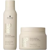 Schwarzkopf Professional Blondme Fine Hair Routine - Nourishing Repair Mask Bond Repair + Bond Repair Brightening Shampoo Aga