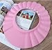 Rosennie Shampoo Shower Bathing Bath Protect Soft Cap Hat For Baby Children (Pink)