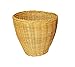Produktbild TROM Trash Dosen Desktop Mini Mülleimer Kreative Papierkorb Keine Abdeckung Rattan Holz Sammlung Fässer Spezifikationen 19 * 16Cm , Brown
