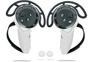 BeisDirect Custodia protettiva per controller touch compatibile con Meta Quest 3 Controller Bumper Handle Bumper Ring Cover protettiva per Meta Quest 3 Accessori (bianco)