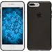 Produktbild PhoneNatic Case für Apple iPhone 7 Plus Hülle Silikon schwarz transparent Cover iPhone 7 Plus Tasche + 2 Schutzfolien