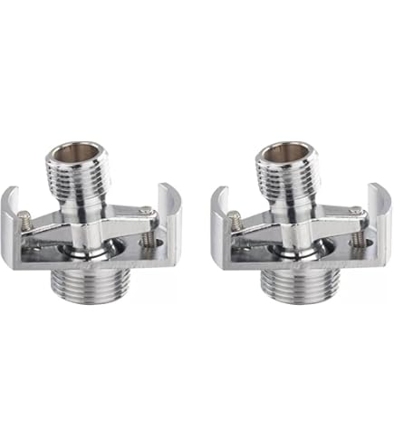 Adattatori Angolo Rubinetto Doccia In Rame - 2 Pezzi, Regolabili Per Soffioni