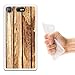 Produktbild WoowCase Sony Xperia XZ1 Compact Hülle, Handyhülle Silikon für [ Sony Xperia XZ1 Compact ] Naturales Holz Handytasche Handy Cover Case Schutzhülle Flexible TPU - Transparent