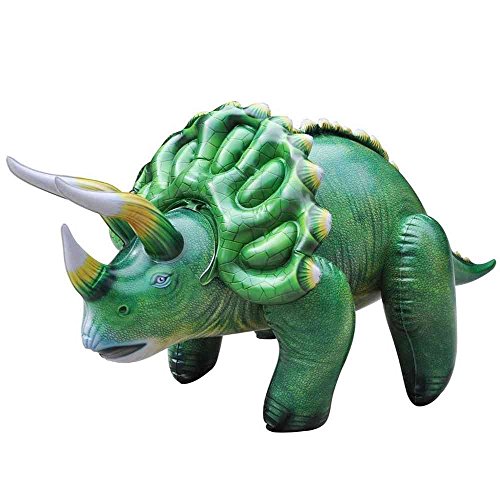 Preisvergleich Produktbild Inflatable Large Triceratops Dinosaur. Blow Up Animal 43" long.
