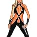 Produktbild GGG Leder Sexy Einteilige Wäsche Jumpsuits mit Handschuhen G-Schnur Schwarz