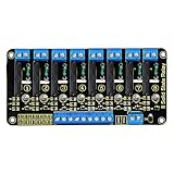 rele estado solido arduino El terminal de control de salida debe estar conectado al circuito y la corriente de trabajo debe ser> 50 mA, de modo que el relé de estado sólido se pueda desconectar normalmente
