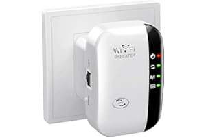 KAWER WiFi Range Extender, 2023 Newest WiFi Signal Booster Up to 3000sq.ft and 28 Devices, Internet Booster - with Ethernet Port, Quick Setup, Home Wireless Signal Booster, white