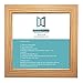 PINE WOODEN EFFECT PICTURE PHOTO SQUARE FRAMES SIZE: 4"x4", PORTRAIT OR LANDSCAPE READYMADE