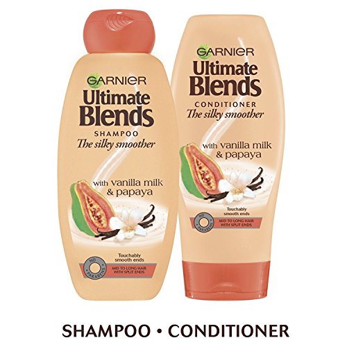 Garnier Ultimate Blends Silky Smoother Shampoo 400 ml Pack of 6