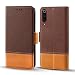 Produktbild Forhouse Kompatibel mit Xiaomi Mi 9 Hülle, Slim Fit [Flip Ständer/Kartenslot] PU Leder Wallet Case Ganzkörper Schutz [Anti-Rutsch] Cover für Xiaomi Mi 9 (Braun)