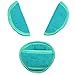 UNIVERSAL BELTS PADS SHOULDER STRAP AND CROTCH Fits most car seat straps (turquoise)