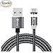 Produktbild ALTech® 5 Packs Grau 6.6FT 360 ° Freies Verbinden Runden Magnetischer Stecker LED-Display Typ C Ladekabel Für Galaxy S8 Note8 LG G5 / 6 V30 HTC10