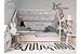 Produktbild Monlitcabane Bett Hütte H halbe Barriere 90 x 190 + Lattenrost