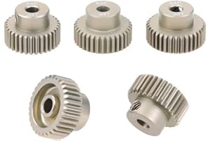 DollaTek 5PCS 64DP 31T 32T 33T 34T 35T pignone motoriduttore Combinato per Motore brushless Spazzolato 1/10 Rc Auto