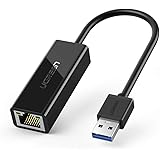 UGREEN Ethernet Adapter USB 3.0 Network Gigabit Adapter USB 3 RJ45 Converter Computer LAN Adaptor Support 1000Mbps Compatible