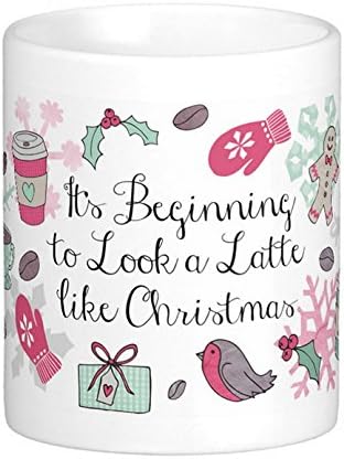Funny Christmas Mug - Coffee Pun - Latte Like Christmas