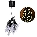 Price comparison product image 30 LED Waterproof Cute Ghost Solar String Lights Solar Powered Lighting for Halloween Party Indoor Outdoor Decoration (Warm White)