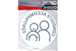 CLASSIC ACCESSORIES Disque Conduite accompagnée électrostatique : B-Car