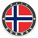 Produktbild 2 x Oslo Norwegen Vinyl Aufkleber Aufkleber Laptop Auto Reise Gepäck Label Tag # 9500 - 10cm/100mm Wide