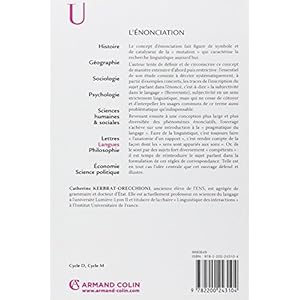L'énonciation: De la subjectivité dans le langage Livre en Ligne L'énonciation: De la subjectivité dans le langage Livre en Ligne - Telecharger Ebook