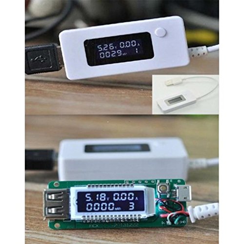 Lcd USB Ladegerät Kapazität Tester Meter Voltmeter Amperemeter Für Telefon Energienbank - 2