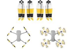DJFEI Hélice pour DJI Air 2S/Mavic Air 2, 2 Paires Pliable Faible Bruit Libération Rapide Hélices pour DJI Mavic Air 2S / Mavic Air 2 Drone