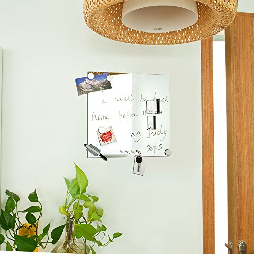 SoBuy® Memoboard,Spiegel-Memoboard,Magnettafel,Whiteboard,Schreibtafel, FRG46 - 7