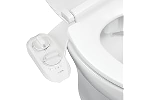 LUXE Bidet NEO 120 Plus – mocowanie bidetu nowej generacji z innowacyjnymi zawiasami EZ-Lift i trybem samoczyszczenia 360° (biała)