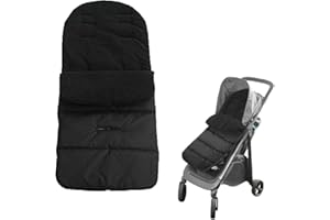 FAKEFACE Universelle Chancelière pour Poussette Sac de Couchage Bébé Housse de Pied Hiver Chaud Nids d'ange Epais Couverture Anti-vent Etanche Confortable Turbulette pour Landau Siège Auto