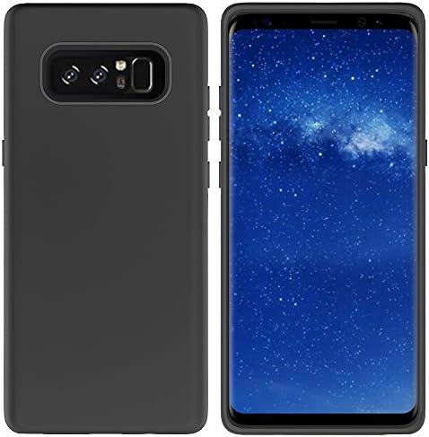Note 8 Case, Galaxy Note 8 Case, MagicSky Slim Corner Protection Shock Absorption Hybrid Dual Layer Armor Defender Protective Case Cover for Samsung Galaxy Note 8 (Black)
