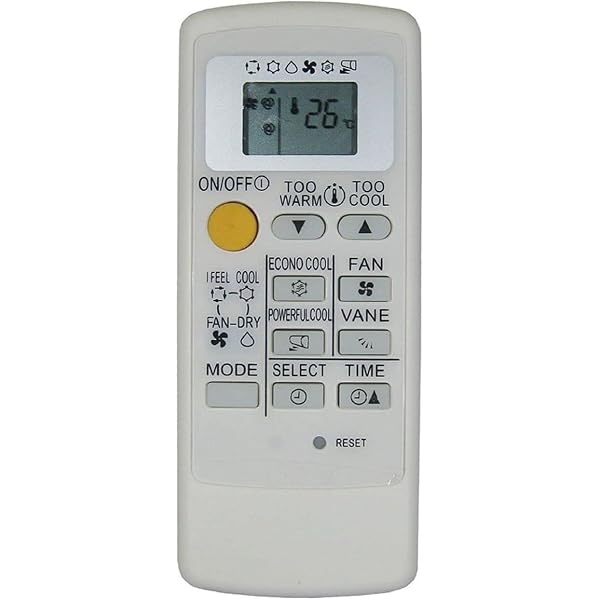 Buy TA Technology Ahead Small Screen Display Econo Powerful Cool AC Remote  Control Works for Mitsubishi Original Air Conditioner - White Online at Low  Prices in India - Amazon.in
