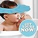 Produktbild Baby-Badekappe Schützen Ohren Augen Gesicht Schild Direkt Visierkappen Perfekte Dusche Schützen Hut Kopf Dusche Wasser Abdeckung 1 Packung, Blau