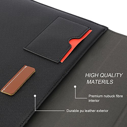 Morecoo Macbook 12 Zoll Laptop Hülle, Eine Hohe Qualität Tasche für Macbook Retina (12 Zoll, Schwarz) - 2