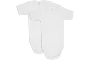 wellyou – Kurzarmbody Baby & Kinder aus 100% Baumwolle – Babybody für Mädchen & Jungen – 2er Set Kurzarm in Größe 50-134 – Made in EU