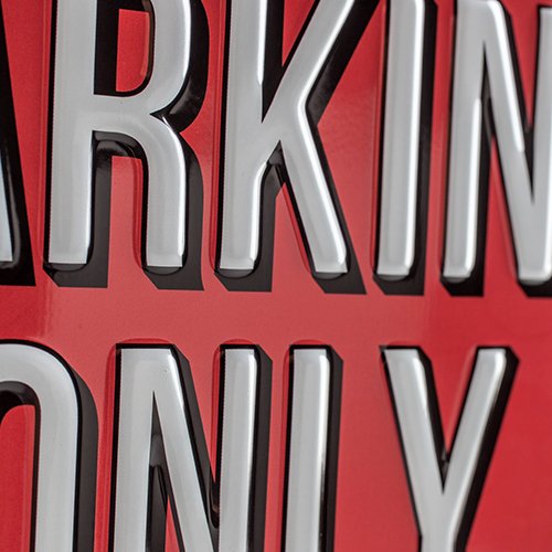 Nostalgic-Art 22243 MINI-Parking Only Red Blechschild, 20 x 30 cm - 2