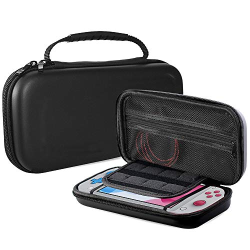 Preisvergleich Produktbild NUPO Tragetasche für Nintendo Switch Lite , Slim Case Schutzhülle Hartschale Aufbewahrungstasche,Schutz-Hülle Kunststoff Hard Shell Cover Reise-Set Zubehör-Tasche für Nintendo Switch Lite
