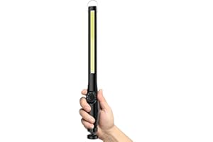 Civikyle COB LED Arbeitsleuchte Werkstattlampe Inspektionsleuchte Magnetisch USB Aufladbar 2200mAh 8W 600LM Dimmbar 360° Rotation für Garage Motorhaube Camping