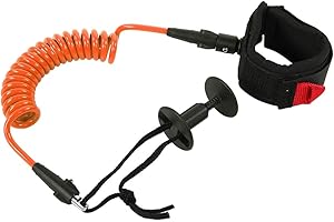 JOYZAN Bodyboard Leash, Poignet Surf Leash Enroulé Réglable Ultra Solide Cordon Bobine Support Bras Paddle Board Corde Sécurité Shortboard Surfboard Laisse Enroulée Planche Rechange Bracelet Remplaçable