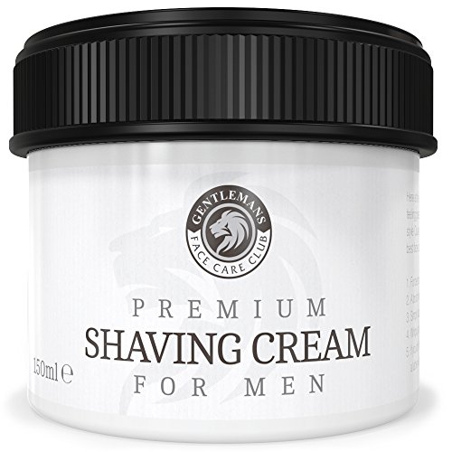 Shaving Cream - Luxury Sandalwood Shave Cream From Gentlemans Face Care Club - Large 90 Day Supply 150ml Pot + 100% Money Back Guarantee