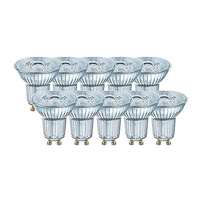 OSRAM 4058075036680 Spot LED 4,30W Warm Réflecteur 2700K, Verre, GU10, 4 W, Argent