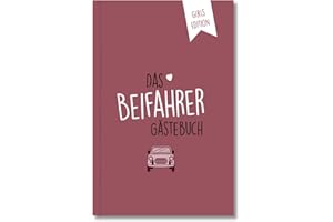 Beifahrer Gästebuch zum Ausfüllen I Kreatives Softcover Buch für Dein Auto – für 48 Beifahrer I Geschenk zum 18. Geburtstag für persönliche Erinnerungen (Girls Edition)