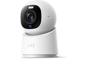 eufy Security Camera Interieure E30, caméra de Surveillance 4K UHD, Rotation 360° et Inclinaison, Vision Nocturne en Couleur, détection par IA, Suivi Automatique, Fonctionne avec Homekit
