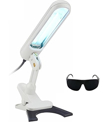 UVB-fototherapielamp, clip-on huisbehandelingslamp met timer, 48 cm² UVB-fototherapielamp, clip-on huisbehandelingslamp met timer, 48 cm²