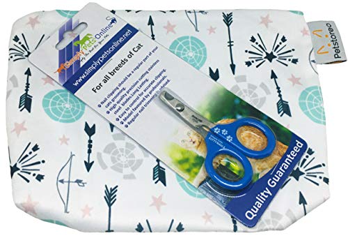 Simply Pets Online Coupe Griffes Professionnel Chat et Petits Animaux + Trousse de Toilette - Coupe ongle Professionnel