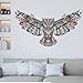 Produktbild Wandaufkleber,Abnehmbare Bunte Eule Kinder Kinderzimmer Dekorationen Wandtattoos Vögel Fliegen Tiere Vinyl Wandaufkleber Selbstklebende Decor 78X45 cm