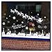 Produktbild Tuopuda Weihnachtssticker Weihnachten Rentier Schneeflocken Stadt Removable Vinyl Fensterbilder Fensterdeko Weihnachtsdeko Weihnachten Wandaufkleber Wandtattoo Wandsticker (weiß)
