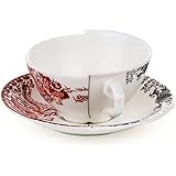 SELETTI Tazza da tè con Piattino in Porcellana Hybrid-Zora